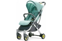 Детская коляска трансформер BEBEHOO START Lightweight Four-wheeled Stroller Green